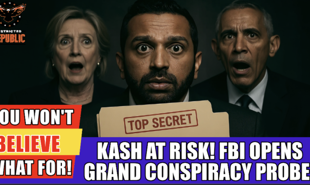 Kash Patel At Risk? FBI Opens ‘GRAND CONSPIRACY’ Probe…You Won’t Believe What For! 